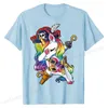 T-shirts masculins tamponnant le pirate de licorne Roger Come Kids Girls Boys T-shirt Tops