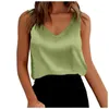 Camisoles Tanks Apparel T-shirt Women's V's Neck Neck Sans Satin Top Top Camisole Tops Ventes Ventes Elegant Blouses For Women 2024