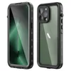 IP68 Redpepper Waterproof Cases Diving Swimming Built-in Screen Protector Full Body Underwater For iPhone 15 14 13 Mini 12 11 Pro Max Samsung S21 Plus S22 Ultra Note 20