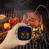 Digital Fleisch Küchenthermometer Edelstahl wasserdichte Fleischtemperaturofen Ofen Grill Temperaturmesser 240423