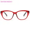 Lunettes de soleil DOHOHDO Cat Fashion Cat Eye coloré Petits hommes Caxe Fames Elegant Classic Classic Light Light Lire des femmes Mirror plat