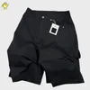 2024SS Fashion shorts casuais homens mulheres de rua solteira calça preta de Khaki Black Summer