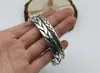 Bijoux en argent thaïlandais d'origine à la main 990 Trouilles de pâte frite sterling torsadés tissés Bracelet Amoureux du bracelet 240424