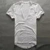 Zecmos Deep V Neck T-shirt Mężczyzny zwykłe koszule w szyku w dekolcie tope