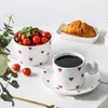 Кружки 2023 Корейский стиль кофейные чашки чайные чашки творческие керамические чашки керамические молочные чашки керамические чашки оптовые керамические чашки на день рождения подарки J240428