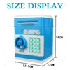 ATM Bank Toys for Kids Mini Automatic Safe Coins Cash Saving Money Box with Code Key Lock Coin Children Gifts 240422