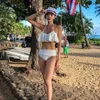 Nouveau Maigre Seksi Conservateur Split Maillot de Bain Bikini Beachside Resort Beach Spa Femmes