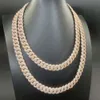 Yu Ying Sterling Silver Gra Moissanite VVS Diamond Iced Out Out Ожерелье Miami Mens Cuban Link Chain для хип -хоп -рэппер