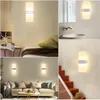 Duvar lambası Lightess Dimmable Sconce Set 2 Modern LED 12W koridor Yatak Odası Oturma Odası Sıcak Beyaz