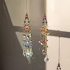 Dekorativa figurer 2st Suncatcher Crystal Pendant Kit Sun Moon Window Prismer Rainbow Vintage Wind Chimes Hanging Light Catcher Garden