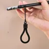 NIEUW KEYCAHIN LANYARD LEDER STRING KORTE GRIP LANYARD Mobiele telefoonriem voor USB Flash Drive Keychain ID Badgehouder DIY Hang RopeFor