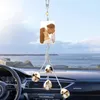 Figurine decorative Personalizzati Ornamenti di cristalli PO Ornamenti personalizzati Auto Piccolo Retroview Mirror Decorazioni a sospensione Tree Christmas Hanging