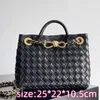 10A TOP Quality Large Size Andiamo Handbag 25cm Designer Tote Lambskin Shoulder Bag Lady Shopping Bag with Box ZB04V