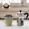 Folding Hand Brewed Coffee Filter Dripper Cone for Drip and Tea with Stainless Steel Holder No Paper 240416