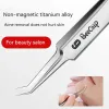 Devices 3PCS Facial Pore Cleaning Care Tools Ultra Fine Needle Tweezers Blackheads Acne Wart Skin Tag Removal Point Noir Black Head Clip