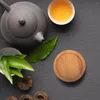Kudde 4st Cup Mats Home Tea Teasters Bamboo Pads Desktop Round