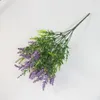 Dekorative Blumen Künstlicher Schaum Lavendel Bouquet Weihnachten Hochzeit Home Dekoration Indoor Outdoor Office Tisch arrangieren Sie falsche Pflanzen