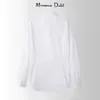 Chemises décontractées pour hommes Mrxmus Duttis Business Shirt Classic Elegant Gentleman haut de gamme Coton pur blanc avec manches longues