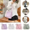 Bag Fashion Lace Mesh Women Borsebag Daisy Fiore Elegante Borse per spalle PU in pelle Female Travel Summer Beach Shopping Borse