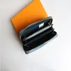 24SS Designer di lusso da donna portafoglio con cerniera in denim lungo con tre grandi scomparti, tasche multiple e 12 carte di credito