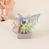 2050pcs Boîtes-cadeaux Laser Hollow Butterfly Box Box Candy Chocolate Party Favors pour les décorations de mariage d'anniversaire invités Box 240426