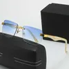 Lunettes de soleil de créateurs Z55 Nouvelles lunettes de soleil sans cadre pour les lunettes de soleil pour hommes et femmes