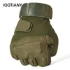 Gants tactiques militaires en plein air armée complète du doigt complet de doigts de slip en fibre de carbone résistants aux gants de coquille de tortue 240424