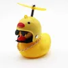 Baby Bath Toys Cute Rubber Duck Kids Kids Toys Casquez le vent Casquez jaune Duck Baby Shower Bath Bath Toys Toddler Cadeaux Decoration Car Decoration Cycling Decor