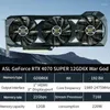 Grafikkort ASL RTX 4070 Super Video Card 12GD6X PC Computer Gaming GPU GeForce 12GB GDD6X 192bit