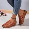 Slippers Women Vintage Butterfly Platform Glides schoen vrouwelijk lichtgewicht wig vrouw zachte enige strand sandalen plus maat 43