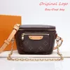 Louiseviutionbag 오리지널 디자이너 고급 가방 Saumur BB 지갑 미러 품질의 크로스 바디 백을위한 Sac Luxe Dhgate New