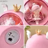 Decorative Figurines Cute Ballet Girl Night Light Resin Craft Children's Room Decor Ornaments Home Desk Miniature Figurine Toys For Girls