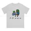 Herren T-Shirts Frens Mans T-Shirt Pepe Frog Tier O Hals Tops Polyester T-Shirt lustige Geburtstagsgeschenke T240425