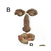 Garden Decorations Funny Tree Face Decor Decoration Latex Her Art For Easter Outdoor Creative Props Accessories 220721 Drop Delivery H Ot0Al