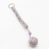 Buiten Key Chain Emergency Survival Bescherming Monkey Camping Lanyard Lager Paracord Steel Parachute Ball Fist