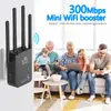 24GHzワイヤレスWiFiリピーター300msルーターwifiアンプ24g長距離エクステンダー信号240424