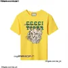 23New Childrens T-shirt Trend Cartoon Tiger Pattern Brand Luxury Bambini Abbigliamento Fresco Ragazzi Brassa Girl CHD2310194 Esskids