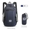Backpack 1pcs Lightweight Portable Travel Caminhadas dobráveis à prova d'água Pacote externo ultraleve para mulheres