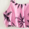 Anzüge Black+Pink Floune Girls zweiteilige Badeanzug Teen Girls Bikini Sets 714 Jahre Mädchen Badeanzug Badeanzug Badebekleidung