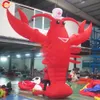 8mh (26 pieds) avec ventilateur Livraison gratuite Activités extérieures Modèle de homard gonflable Prawfisp Procambarusclakii Rouge Lobster pour la publicité