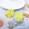 Charms 10pcs AB8148 Brass Black Light Purple Red Leaves Earrings Jewelry Pendant