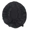 Ladies Solid100% Real Silk Adjustable Nightcap Home Hair Bandana Sleeping Hats 240416