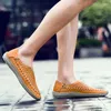 Casual Shoes Nice Soft Leather Men Loafers Handmade Sneakers Moccasins For Boat Flat