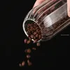 Opslagflessen bal kurk loodvrije glazen pot met deksel fles tank verzegelde theegranen transparante potten koffie bevat