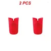 Bols 2 / 4pcs Bucket Popcorn micro-ondes pliables en silicone de haute qualité