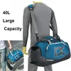 IX 40L grand sac de gym Fitness Fitness Wet Dry Training Men Yoga pour chaussures Travel Boulaiter Hands sacs Multifonction Work Out Sac de baignade 240415