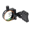 Darts Toparchery Threepin /FivePin Bow Sight Plastic para accesorio de caza al aire libre de referencia de arco compuesto