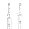 4pcs/paket yedek sonik elektrikli diş fırçaları diş çubuk fırça başı orijinal nozul jetleri akıllı diş fırçası kafaları 240422