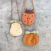 Mignon petit sac à bandoulière Coin Purse Mini Pu Leather Handbags Gifts for Kids Messenger Crossbody Bags Girls 240425