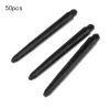 Darts Black 50pcs/Lotto alberi di dardo in nylon 2BA 48mm Filetto a vite di plastica steli a biella di freccette per le freccette per la vite 2BA standard Fila vite